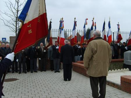 D�fil� en l'honneur des anciens combattants