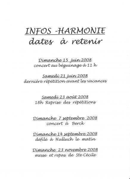 INFOS-HARMONIE