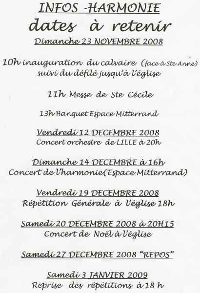 INFO-HARMONIE (novembre, d�cembre et janvier)