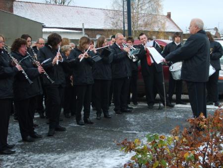 Ste C�cile 2008 : Inauguration du calvaire