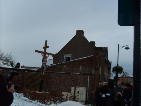 Ste C�cile 2008 : Inauguration du calvaire