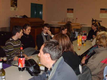 R�ception salle Ste-Anne apr�s la r�p�tition � l'�glise